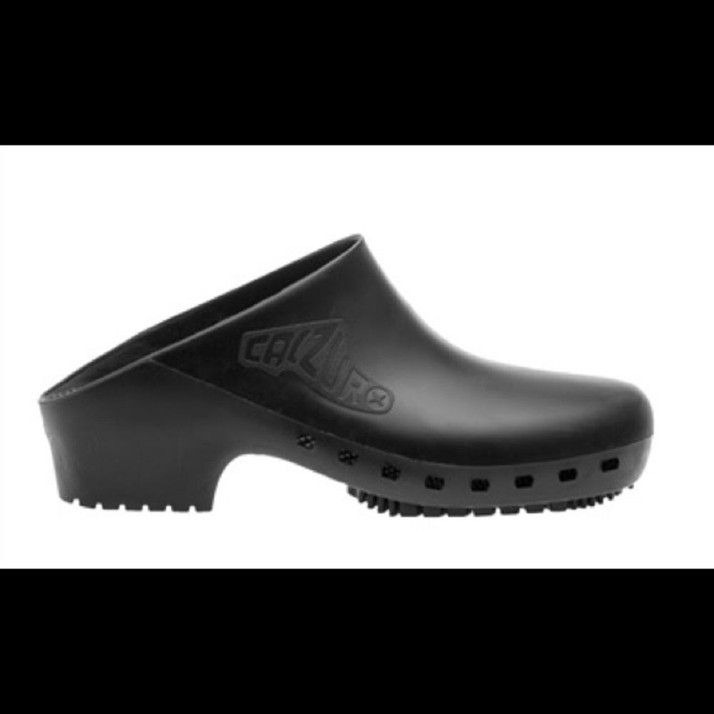 Italian-made rubber clogs
